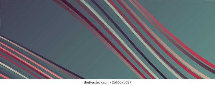 Abstract Diagonal Lines Background in Muted Tones