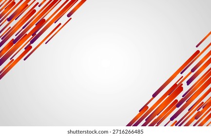Líneas diagonales abstractas que crean un fondo moderno y colorido adecuado para la composición de la disposición del Anuncio