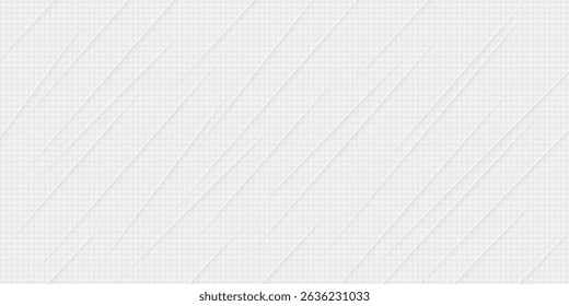 Abstract diagonal lines on a white background with the grid texture