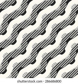 Abstract diagonal modern stroke. Seamless pattern.