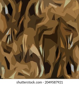 Abstract diagonal pattern from a modified image of a mixed autumn forest. Diagonal ornament in natural colors of autumn forest camouflage.