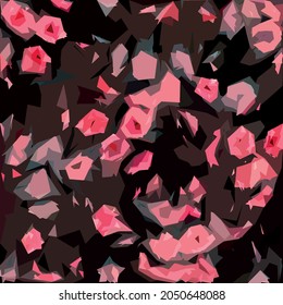 Abstract diagonal pattern from a modified image of a mixed autumn forest. Diagonal ornament in natural colors of autumn forest camouflage.
