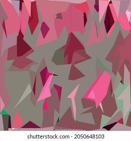 Abstract diagonal pattern from a modified image of a mixed autumn forest. Diagonal ornament in natural colors of autumn forest camouflage.