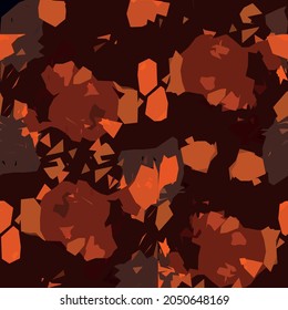 Abstract diagonal pattern from a modified image of a mixed autumn forest. Diagonal ornament in natural colors of autumn forest camouflage.