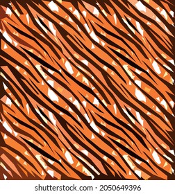 Abstract diagonal pattern from a modified image of a mixed autumn forest. Diagonal ornament in natural colors of autumn forest camouflage zebra pattern