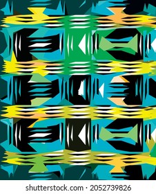 Resumen del patrón diagonal a partir de una imagen modificada de un bosque de otoño mixto. Ornamento diagonal en colores naturales del patrón Leopard del camuflaje del bosque de otoño.