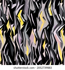 Abstract diagonal pattern from a modified image of a mixed autumn forest. Diagonal ornament in natural colors of autumn forest camouflage Leopard pattern.
