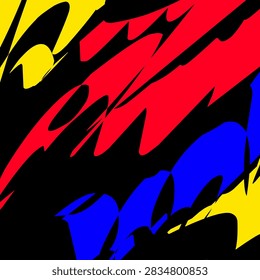 Abstractas rayas carreras diagonales