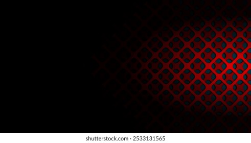 abstract diagonal red square hole vector background