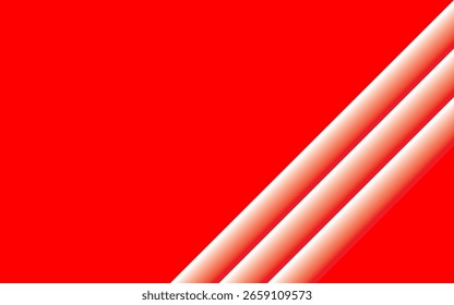 Fondo de rayas rojas diagonales Abstractas, fondo rojo moderno con rayas blancas diagonales suaves y sombras suaves. Perfecto para Anuncios, carteles y Diseño web.