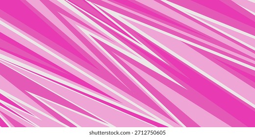 Barras diagonales Abstractas en Vector de fondo rosa para deportes, juegos, temas de carreras	
