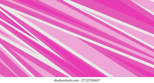 Barras diagonais abstratas em vetor de fundo rosa para esportes, jogos, temas de corrida	

