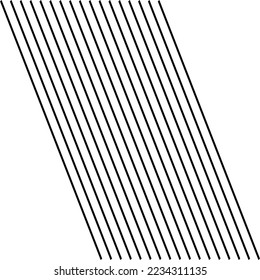 Abstract Diagonal Stripe Lines On White Background Vector Illustrations