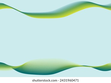 Abstract Diagonal Striped Background. Vector curved twisted slanting, waved lines pattern. Template background ready to use.