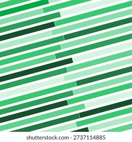 Abstract diagonal stripes of green lines. 