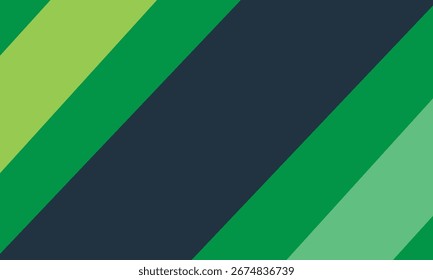 Abstract Diagonal Stripes Green, Teal, and Dark Blue Modern Geometric Background Texture