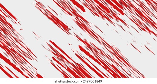 Abstract Diagonal Stripes Red Grunge Texture In White Background modern.