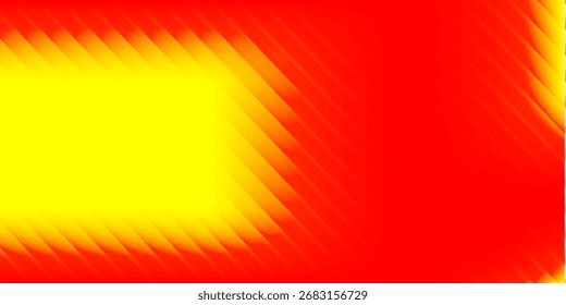 Abstract Diagonal Stripes with Yellow to Red Gradient Transition