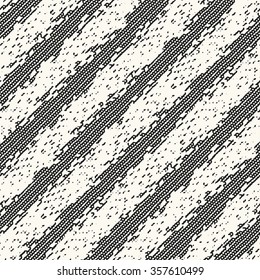 Abstract diagonal strokes distressed background. Seamless pattern.