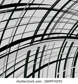 Abstract diagonal wavy striped on a white background. Vector.