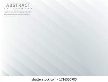 Abstract diagonal white background.You can use for template brochure design. poster, banner web, flyer, etc. Vector illustration