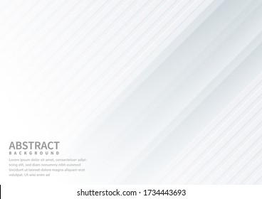 Abstract diagonal white background. You can use for ad, poster, template, business presentation. Vector illustration