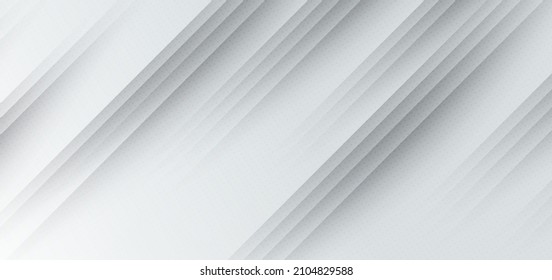 Abstract diagonal white grey background and texture. You can use for template brochure design. poster, banner web, flyer, etc. Vector illustration