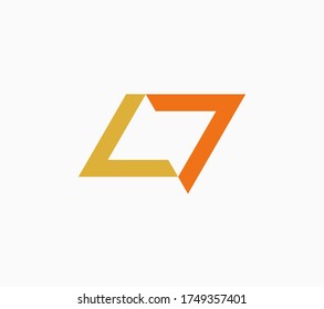 Abstract dialogs shape logo vector logo design. Suitable for technology company identity.