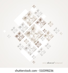 Abstract diamond background