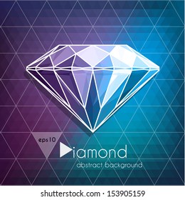 Abstract diamond background - eps10