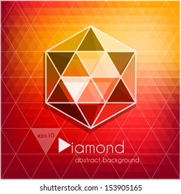 Abstract diamond background - eps10