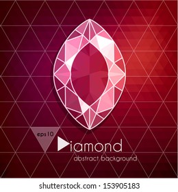 Abstract diamond background - eps10