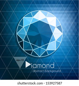 Abstract diamond background - eps10