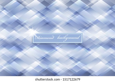 Abstract diamond background. Vector illustration