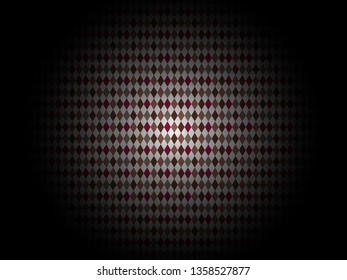 Abstract diamond carbon pattern vector illustration shadow