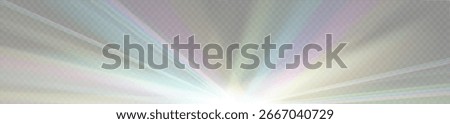 Abstract diamond with glowing rainbow effect
