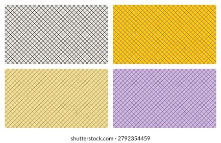 Abstract diamond grid, geometric pattern, clean lines, minimalist background, graphic design, modern texture, simple lattice.