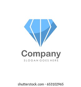 Abstract diamond illustration logo vector