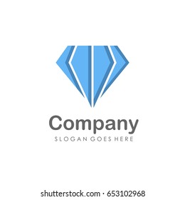 Abstract diamond illustration logo vector