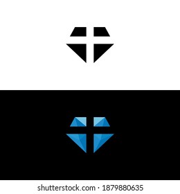 Abstract Diamond Logo Design Vector icon Illustration