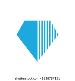 Resumen de elementos de plantilla de diseño de iconos de logotipo de diamante