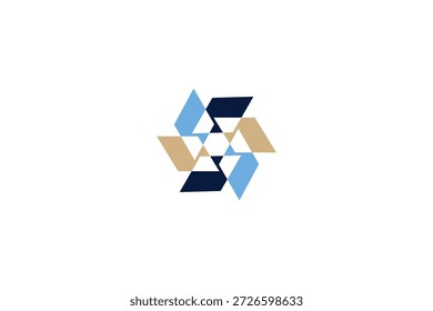 Diseño abstracto del Vector del icono del logotipo del diamante