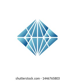 abstract with diamond logo template