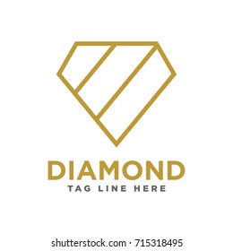 abstract diamond logo template
