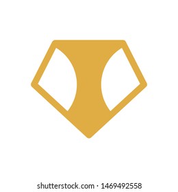 Abstract diamond logo template vector icon design
