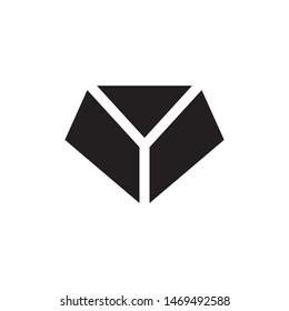 Abstract diamond logo template vector icon design