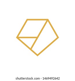 Abstract diamond logo template vector icon design
