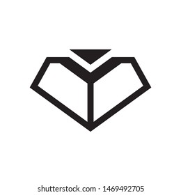 Abstract diamond logo template vector icon design