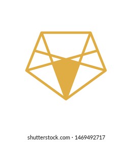 Abstract diamond logo template vector icon design