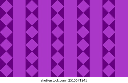 diamante abstrato na tira remendo de fundo roxo geométrico trabalho estilo de repetição sem costura, design de imagem completa para impressão de tecido, xadrez, tabuleiro de xadrez